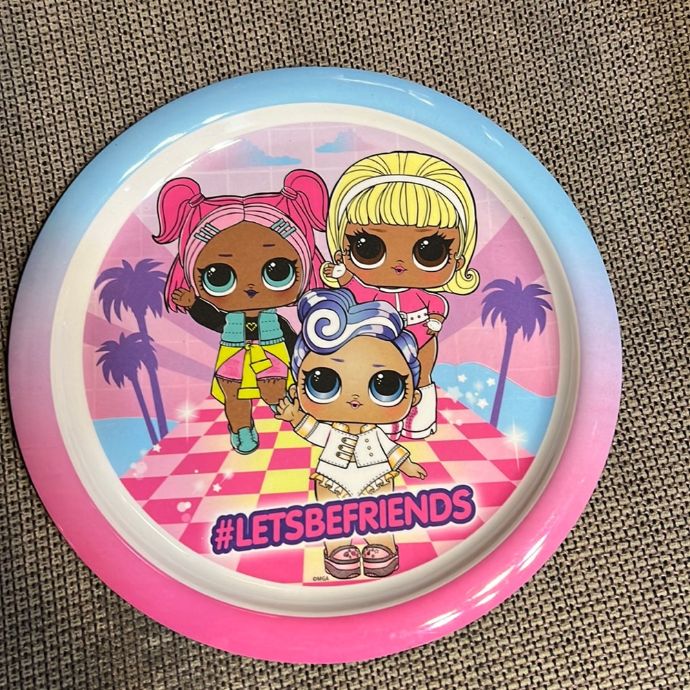 Lol Dolls children’s plate